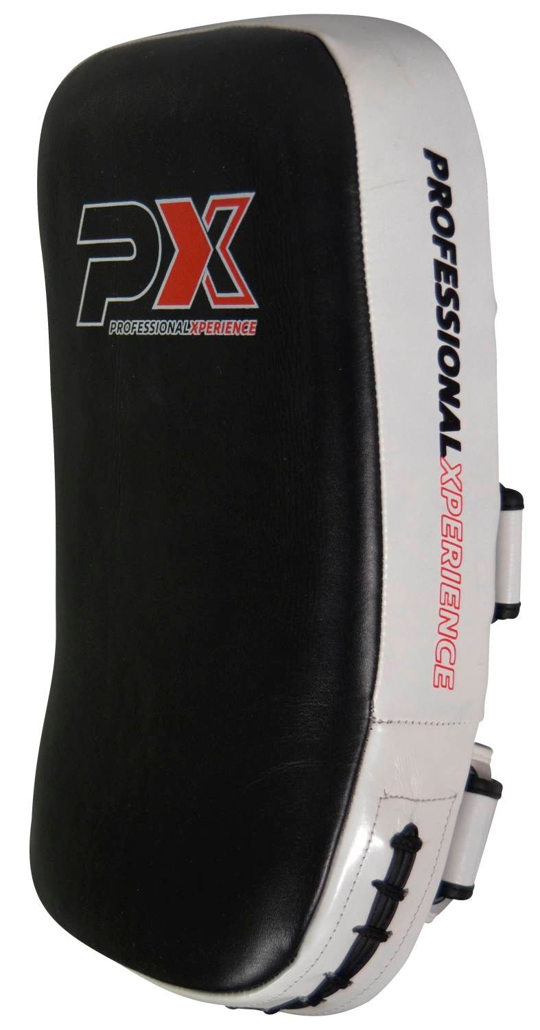 PX Thai pad, Echtleder, paarweise, schwarz-weiß