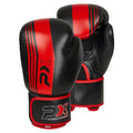 PX Leder-Boxhandschuhe Schwarz/Rot