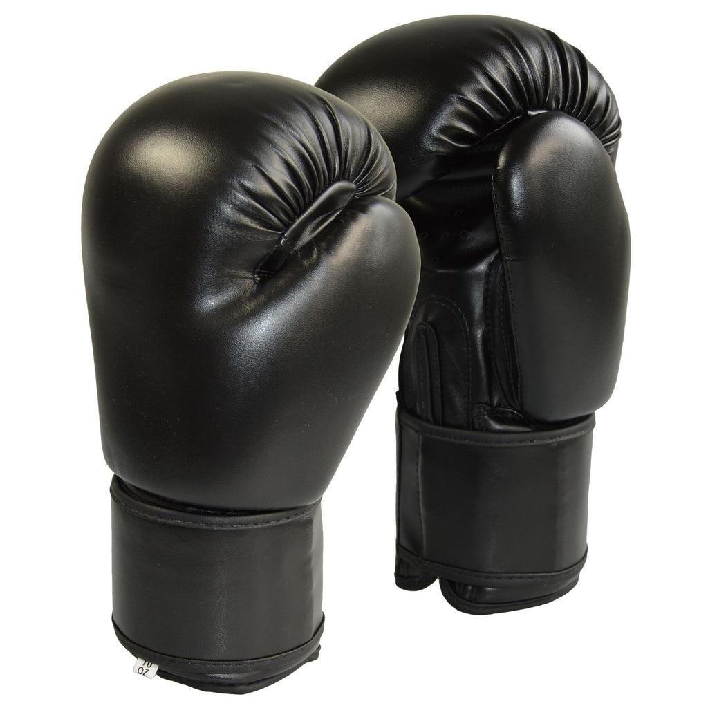 Boxhandschuhe Kunstleder schwarz 12 Oz