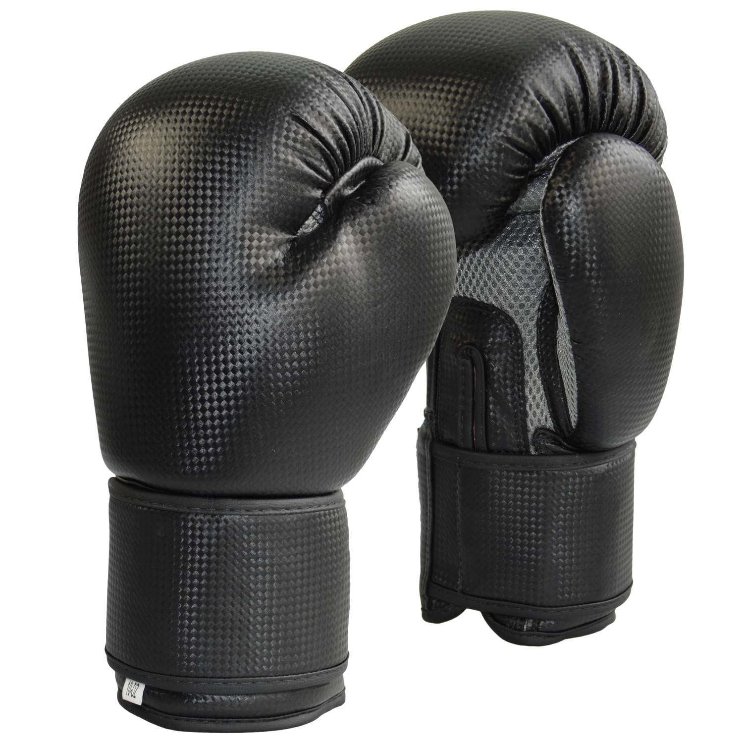 Boxhandschuhe Carbon Optic schw-Mesh grau 12 oz
