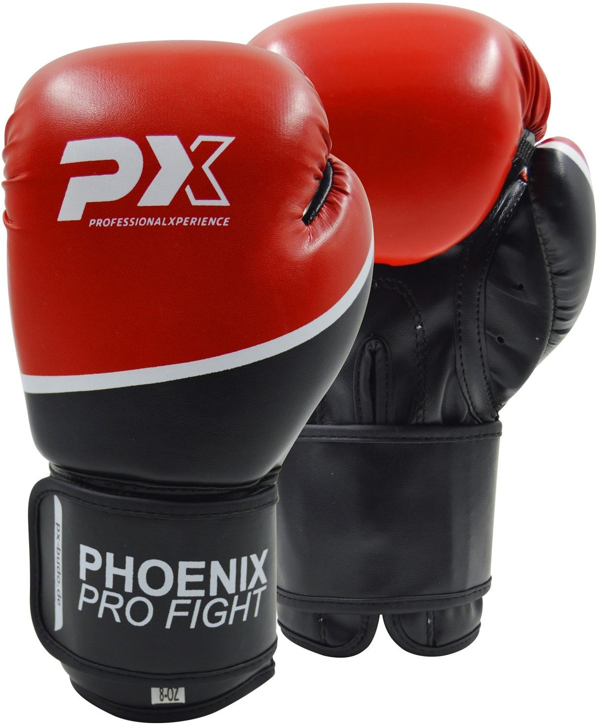 PX PRO FIGHT Boxhandschuhe PU schw-rot 10oz