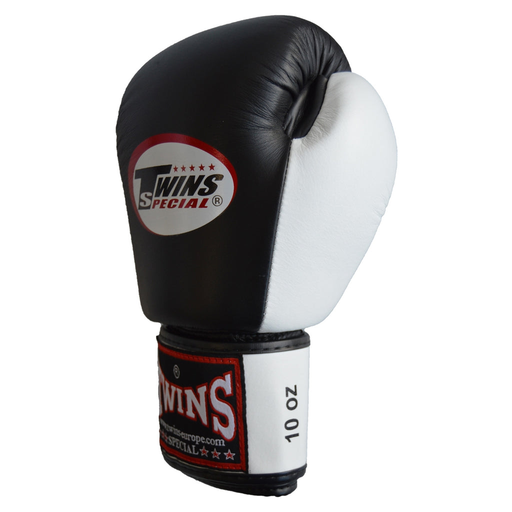 TWINS Boxhandschuh schwarz-weiss 14oz