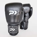 PX Boxhandschuhe, Leder, schwarz, 10oz