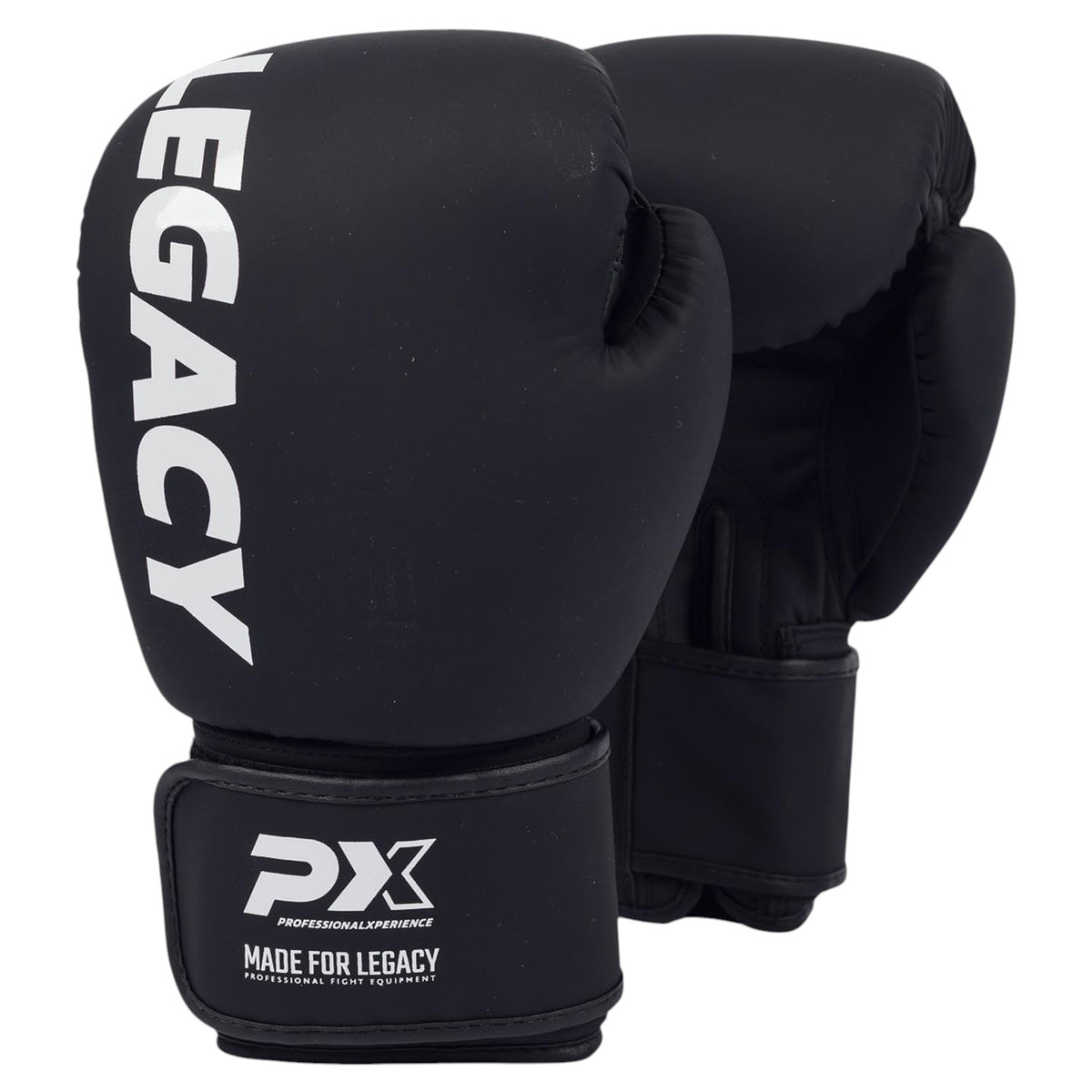PX LEGACY 2 Boxhandschuhe, Kunstleder, schwarz, 8oz