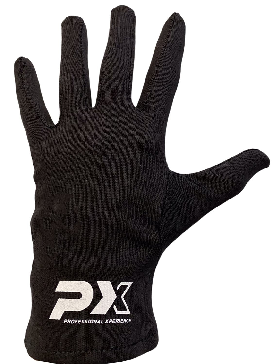 PX Box-Innenhandschuhe mit Fingern, schwarz, L/XL