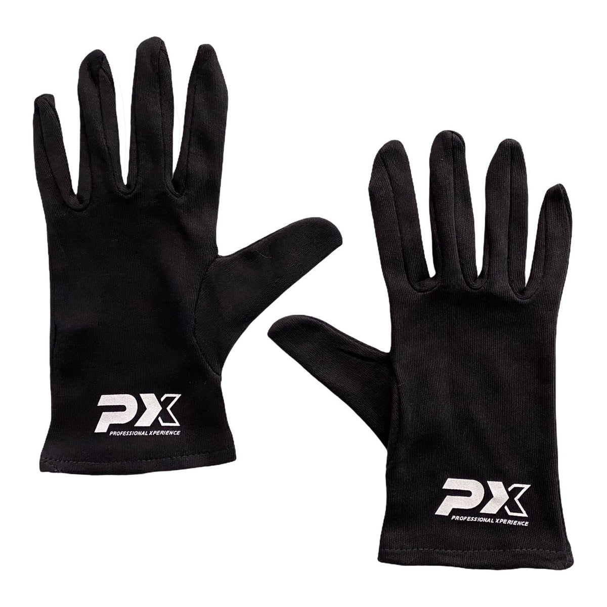 PX Box-Innenhandschuhe mit Fingern, schwarz, S/M