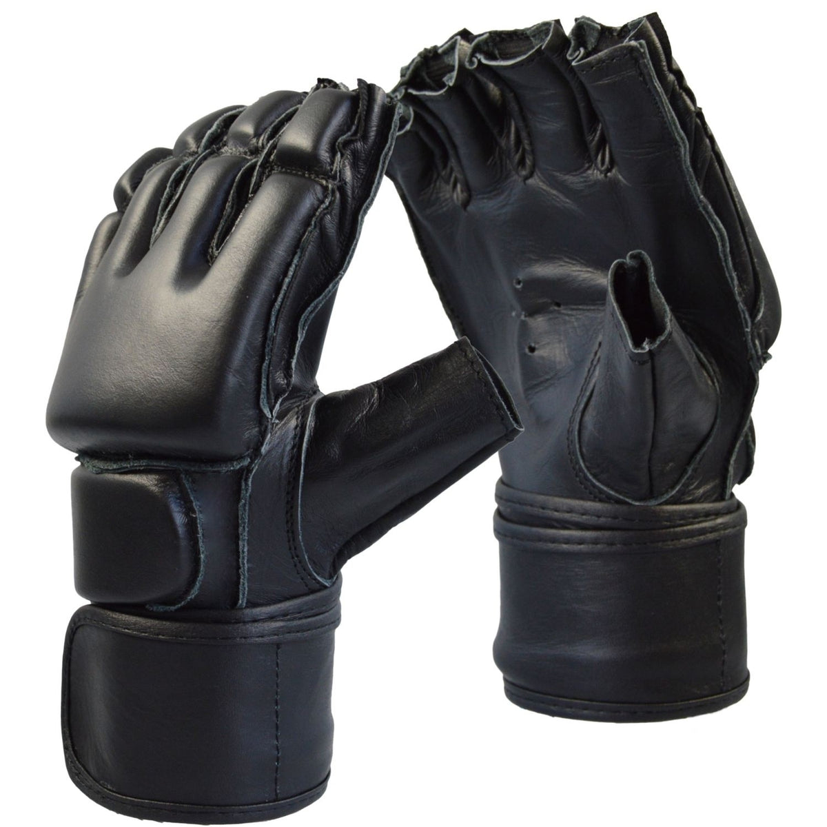 Free-Fight Handschuhe Leder Gr L