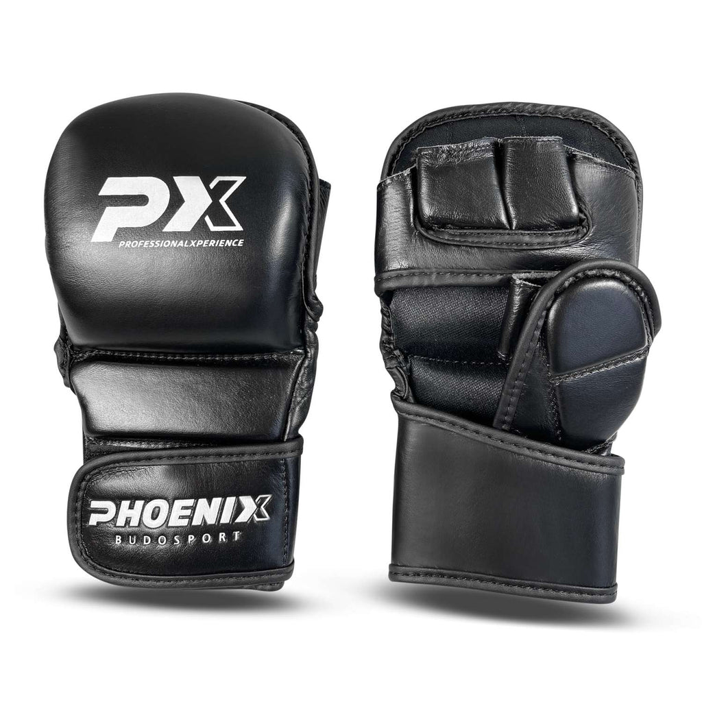 PX MMA Handschutz Leder schwarz XL