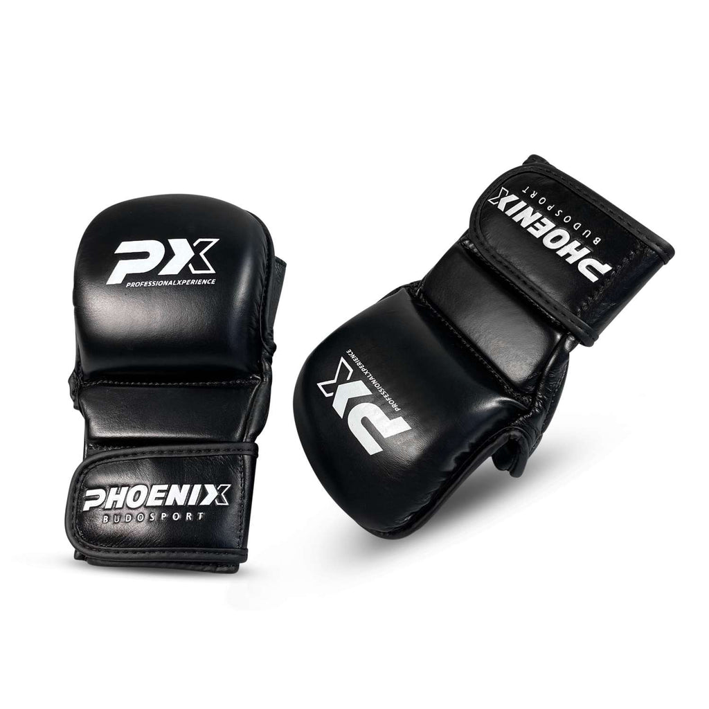 PX MMA Handschutz Leder schwarz XXL