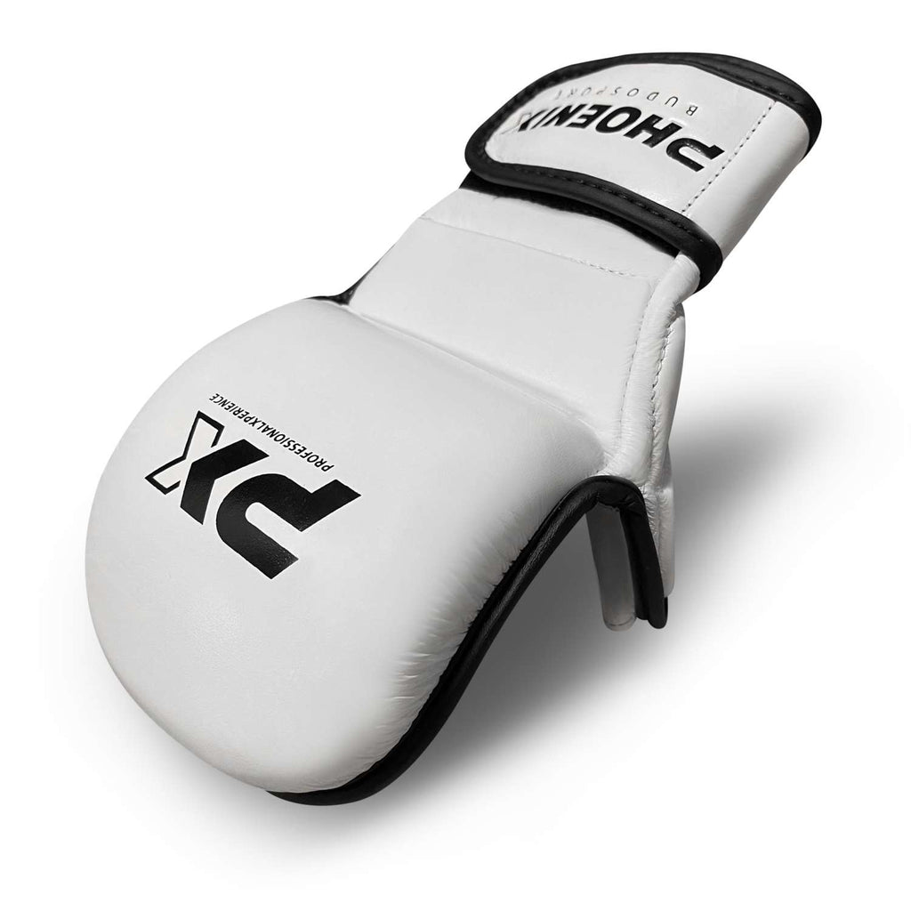 PX MMA Handschutz Leder weiß S