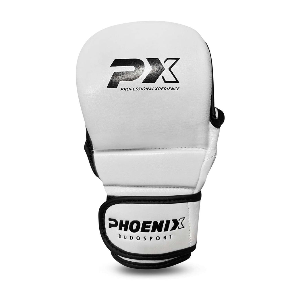 PX MMA Handschutz Leder weiß S