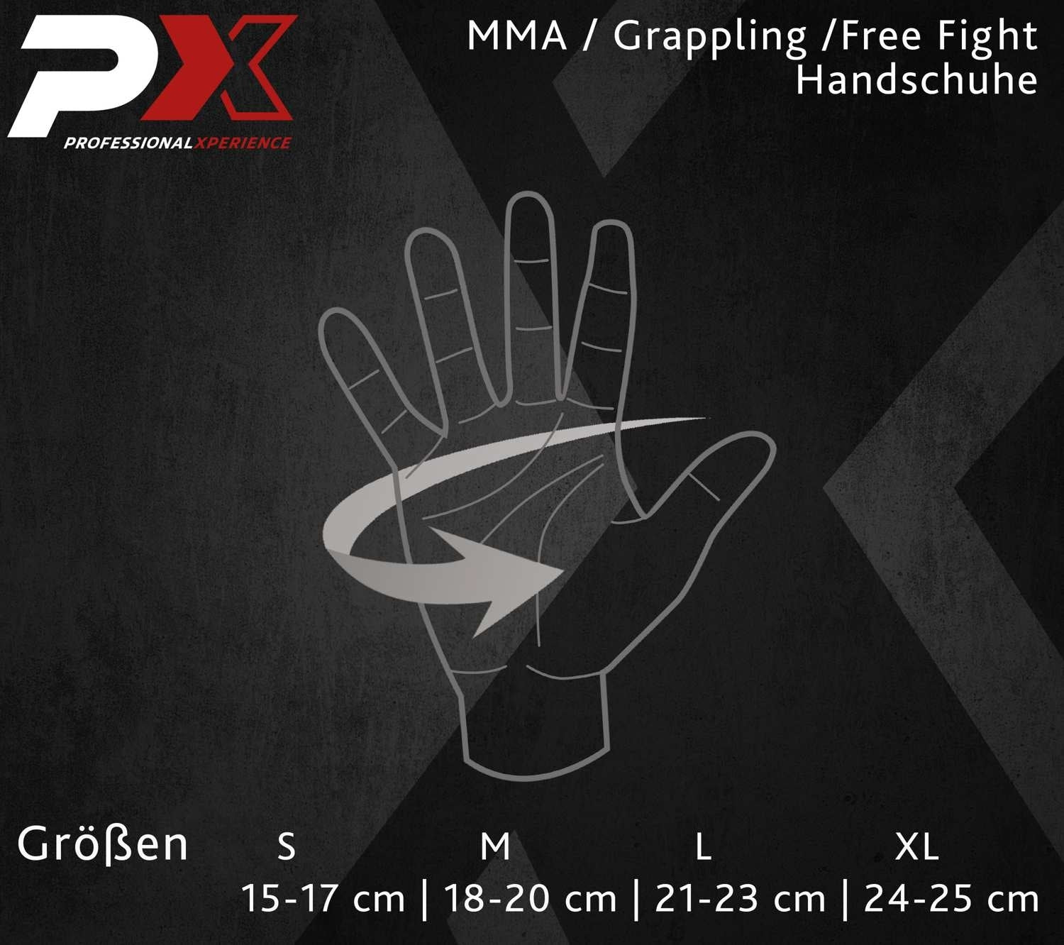 PX MMA Handschutz  Leder XXL