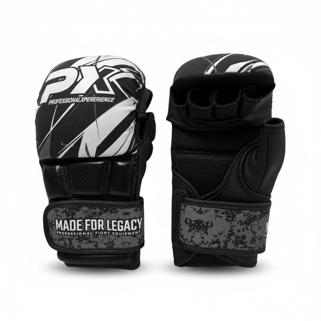 LEGACY X MMA Handschutz Kunstleder, schwarz-grau L/XL