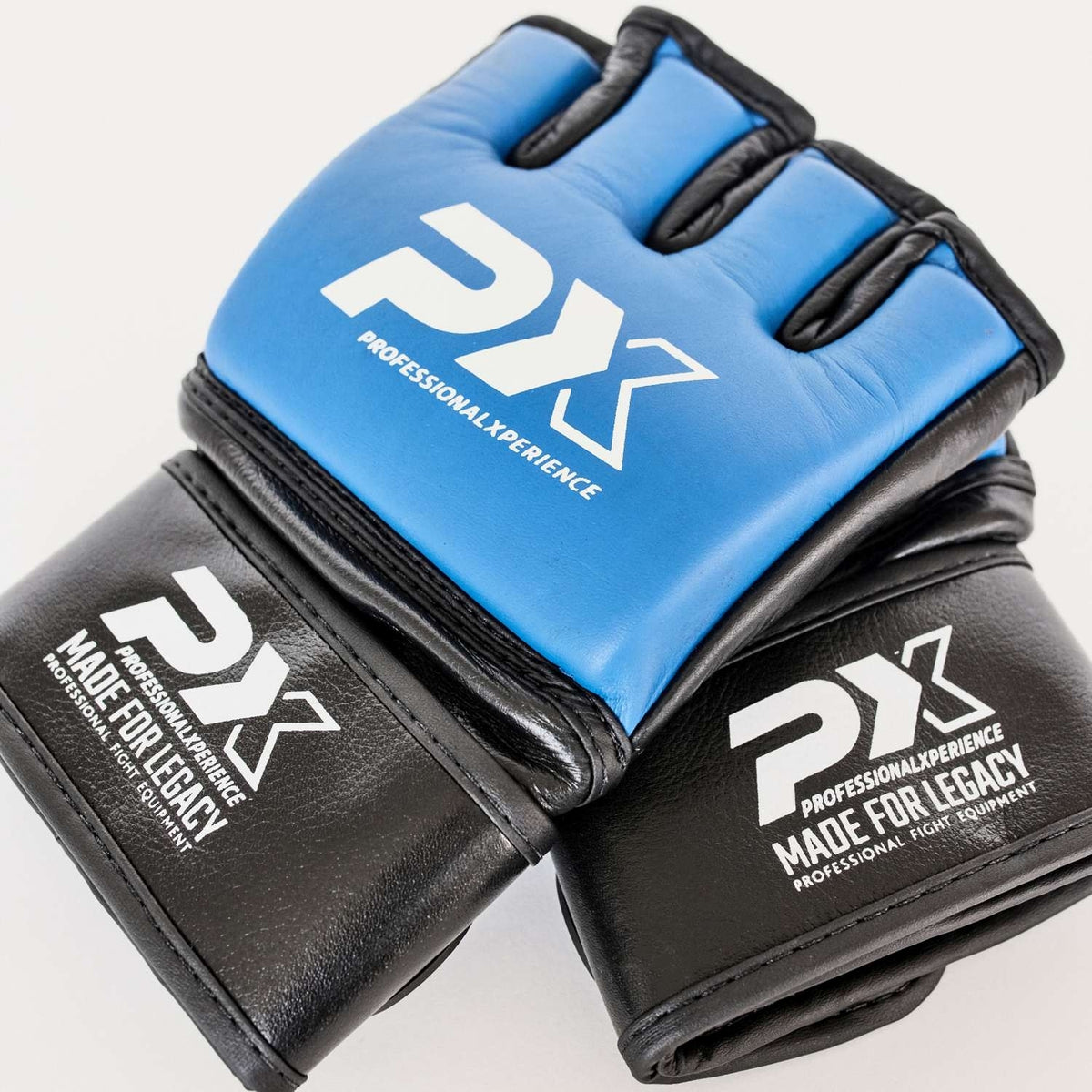 PX MMA-Handschutz Leder schwarz-blau M