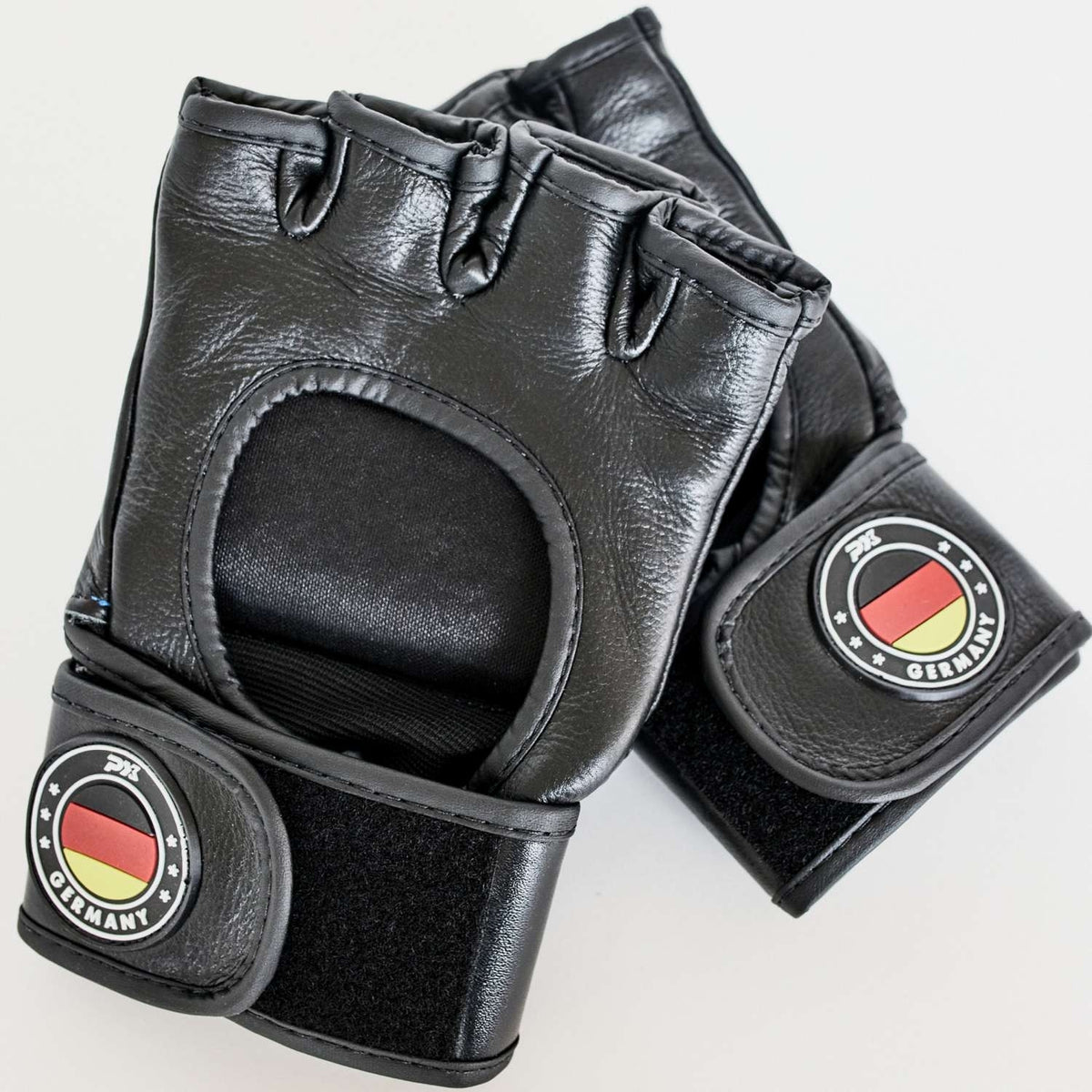 PX MMA-Handschutz Leder schwarz-rot XL