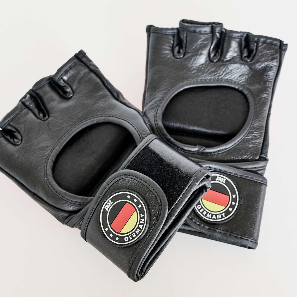 PX MMA-Handschutz Leder schwarz S