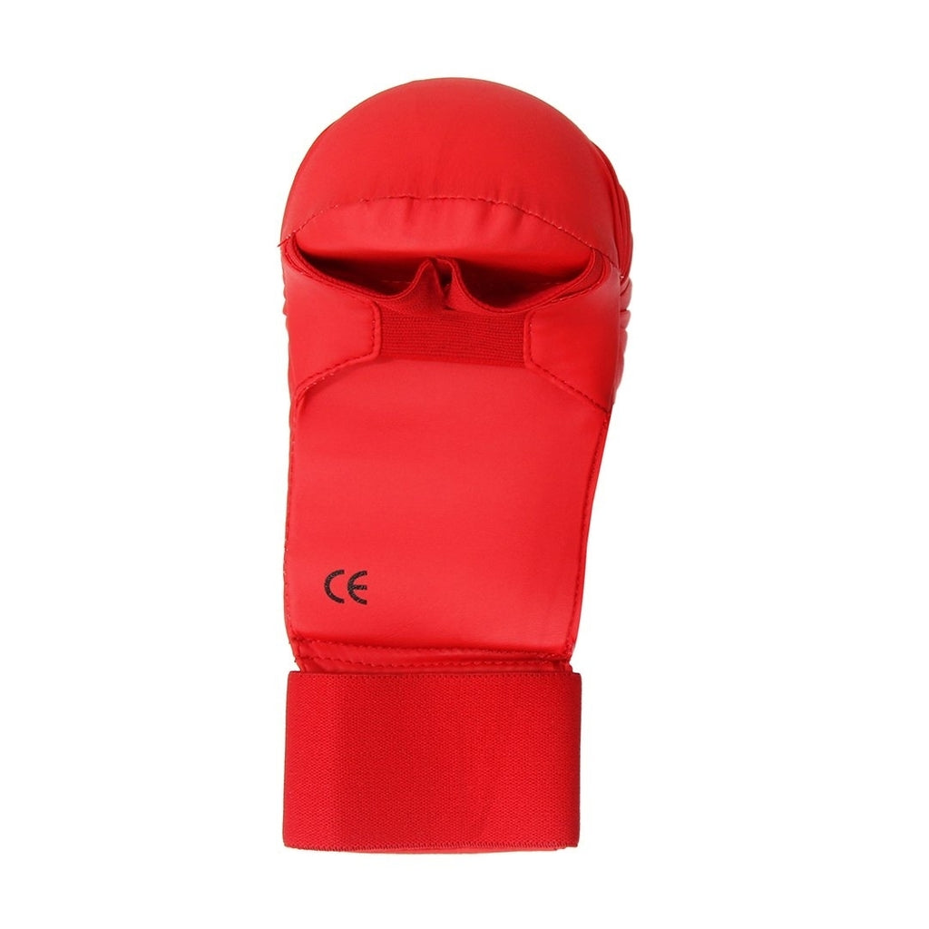 SMAI WKF- Kar-Handschutz o. Daumen rot Gr. S