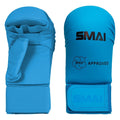 SMAI WKF- Kar-Handschutz m. Daumen blau Gr. S