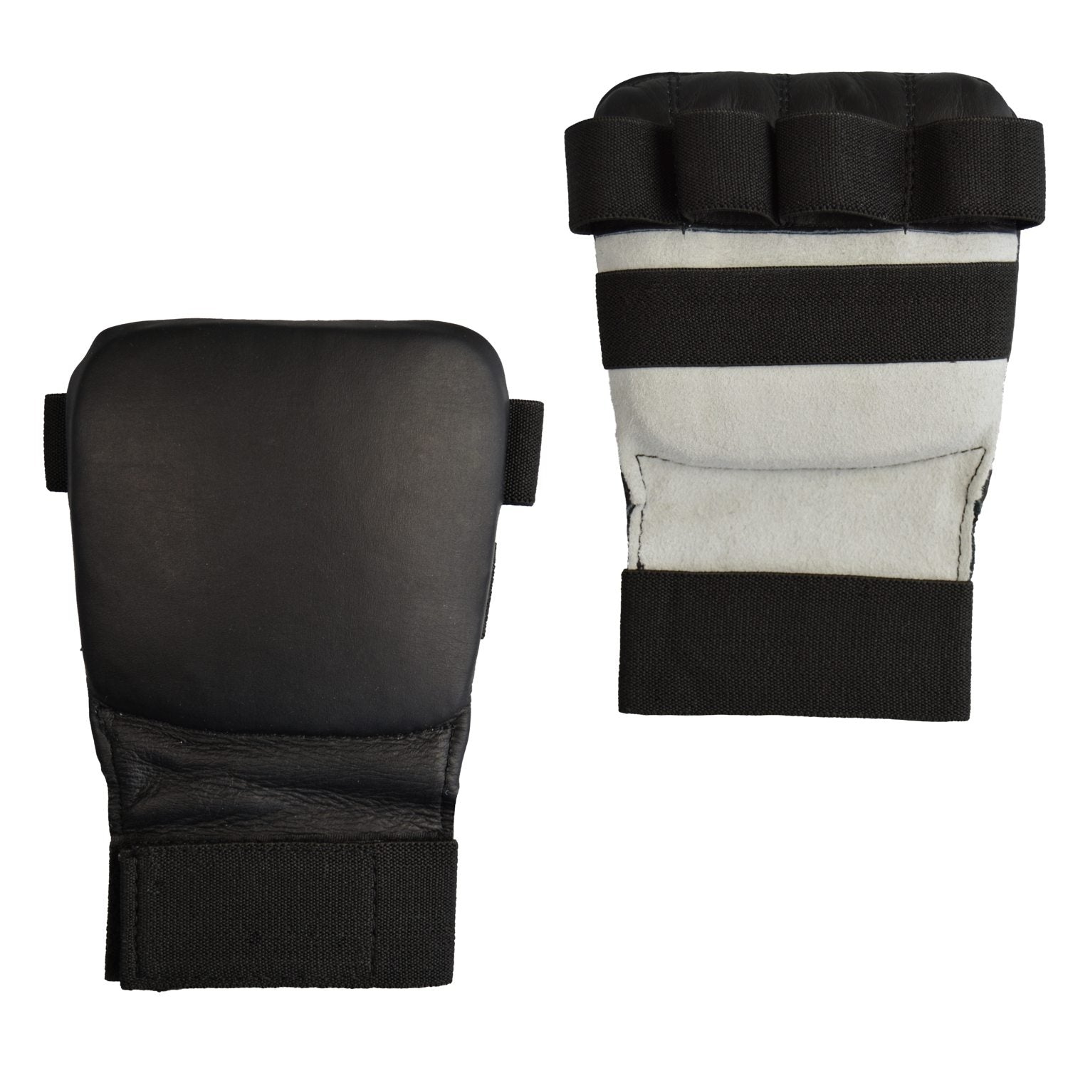 Hand-Mitt Echtleder schwarz Größe S