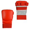 Faustschützer Hand-Mitt Echtleder rot Gr S