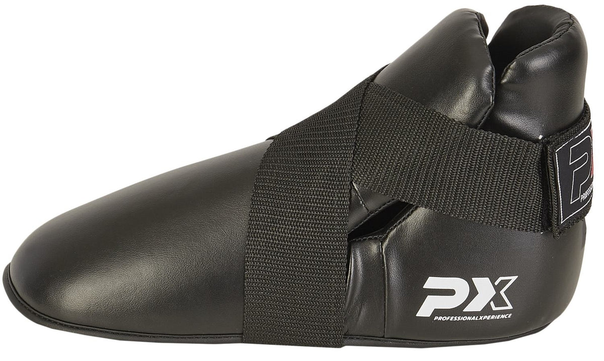 PX Fußschützer Kunstleder Gr XXL schwarz