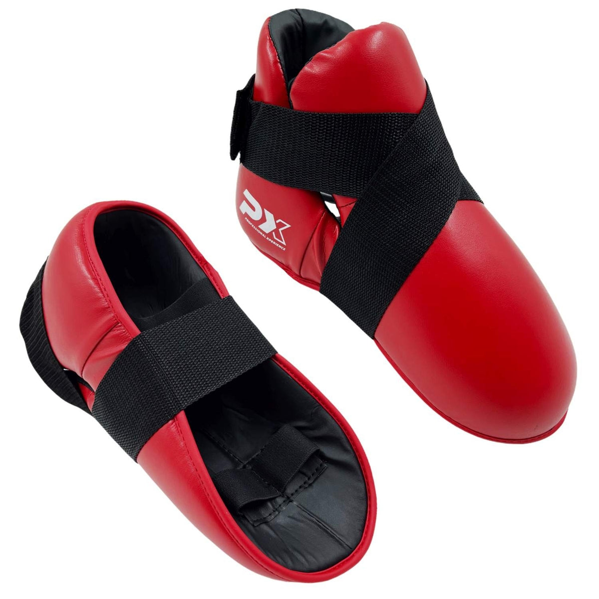 PX Fußschützer Kunstleder rot XXS