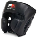PX LEGACY Pro Kopfschutz Echtleder schwarz M