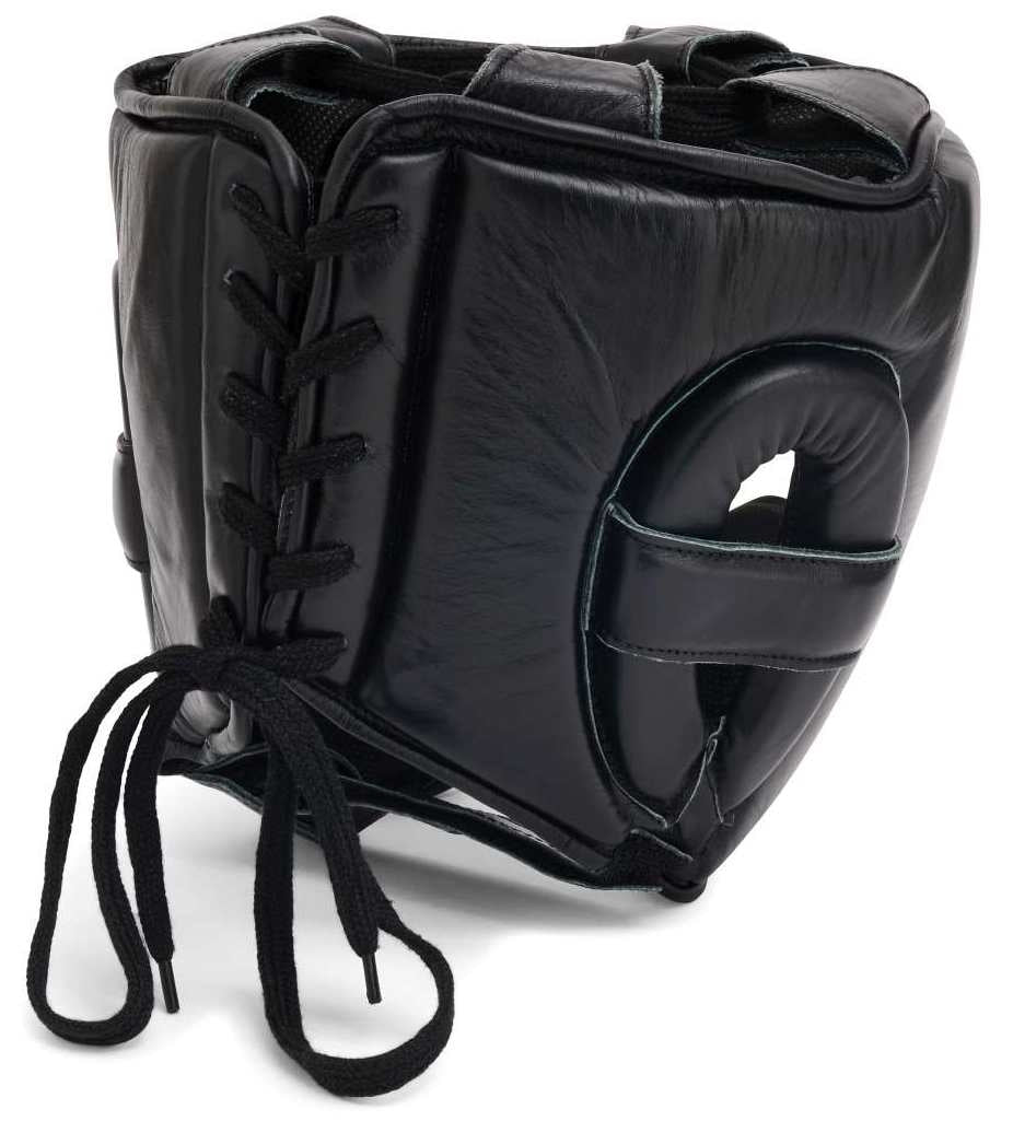PX LEGACY Pro Kopfschutz Echtleder schwarz S