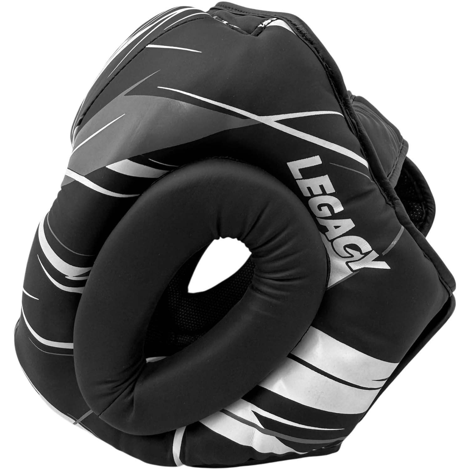 LEGACY X Kopfschutz PU schwarz-grau S/M