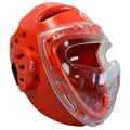 Kopfschützer rot Schaumstoff, Maske, WTF S