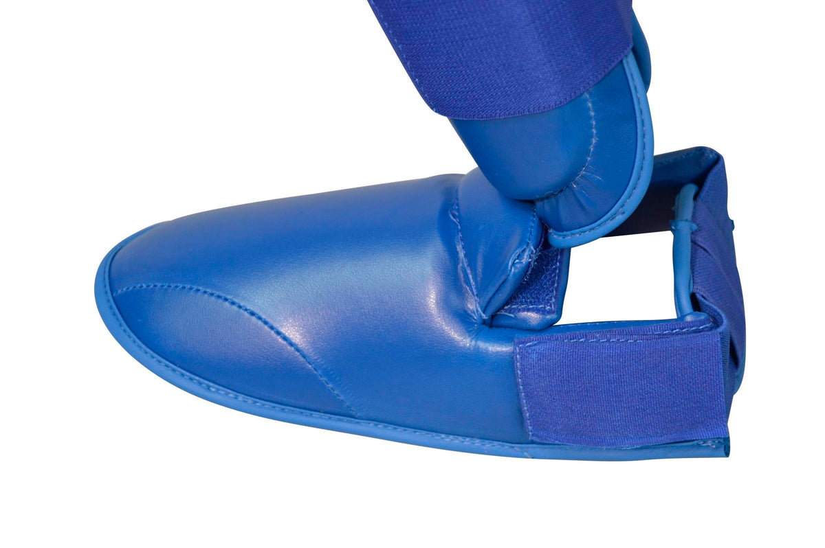 PX Karate Kumite Schienbein-Spannschutz blau Gr S