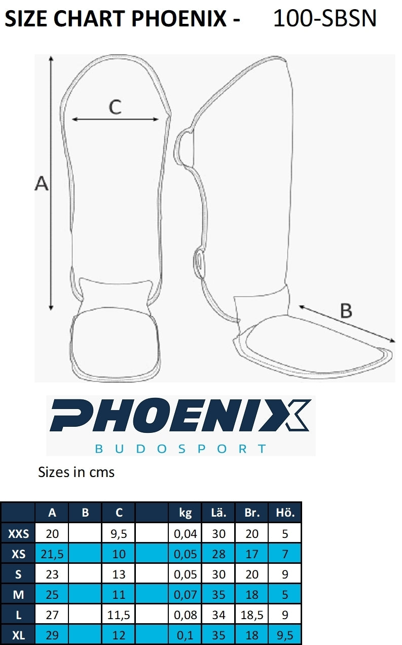 PX Schienbeinschoner COMFORT schwarzGr XXS