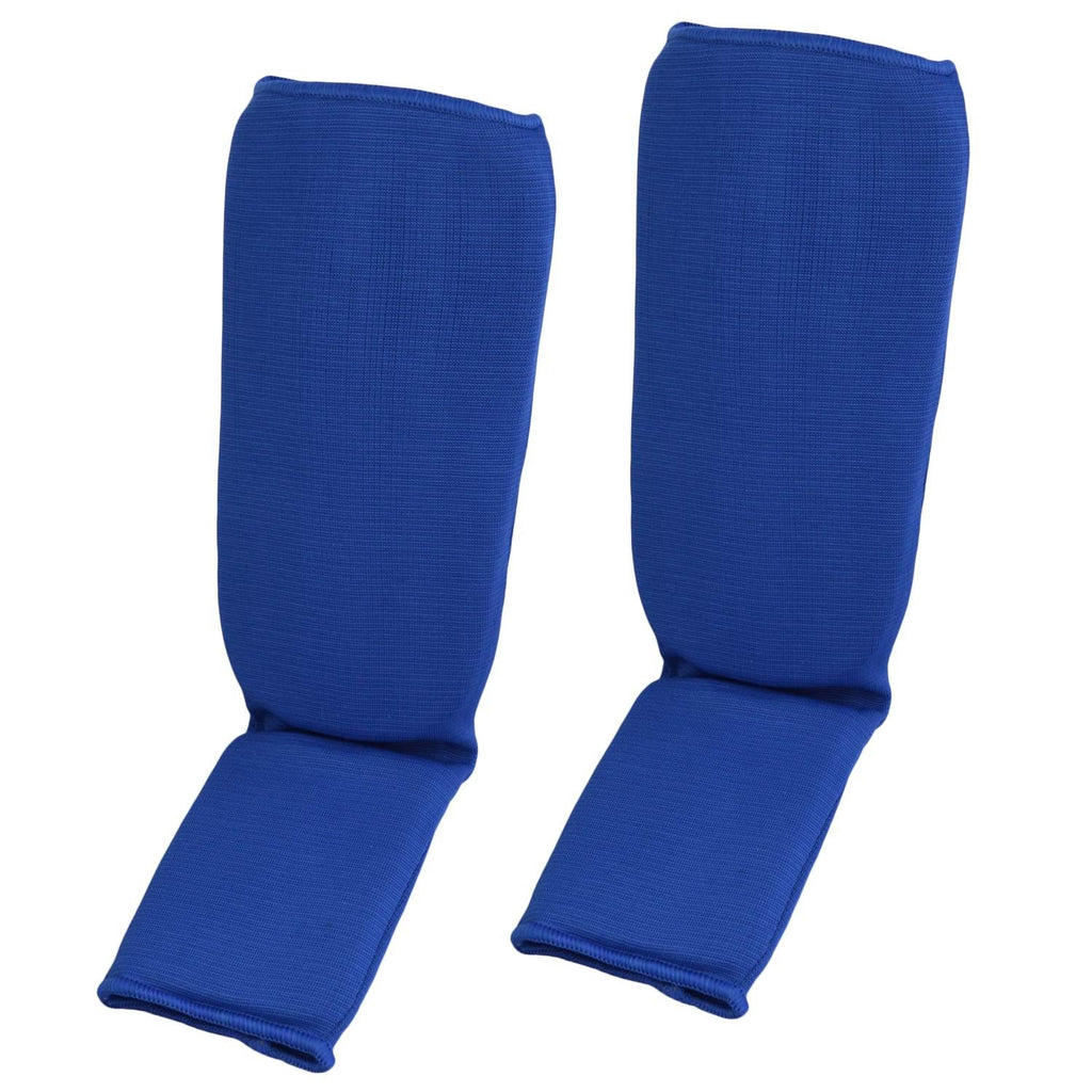 Schienbein- und Spannschoner Stoff  blau, XS