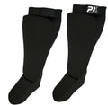 PX Schienbein-  Spannschoner mit Klett schwarz XS