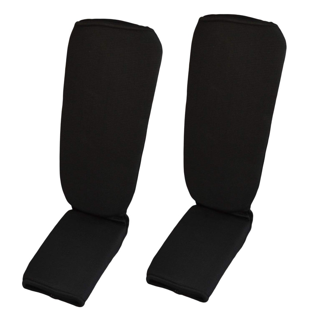 Schienbein-  Spannschoner Stoff schwarz GrL