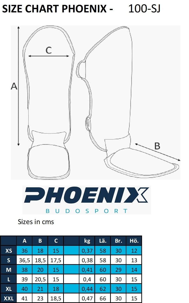 PX Schienbein-Spannschutz FIGHT II Kunstleder XL