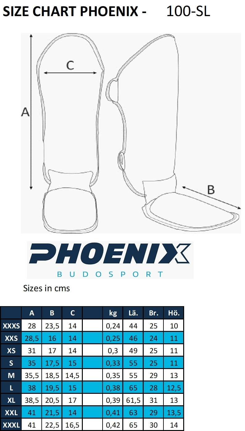 PX Schienbein-Spannschutz FIGHT PRO Kunstleder M