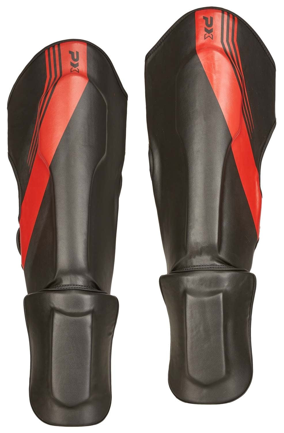 PX Schienbein-Spannschutz FIGHT PRO schwarz-rot M