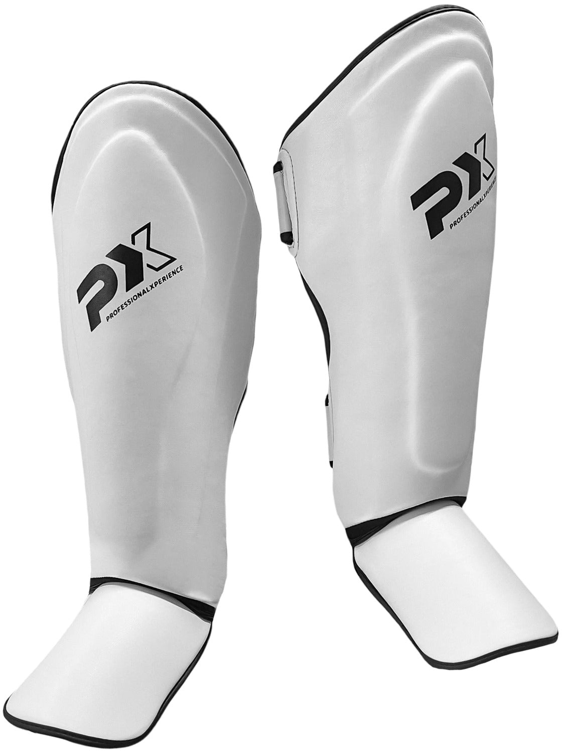 PX Schienbein-Spannschutz FIGHT PRO weiß-schwarz S