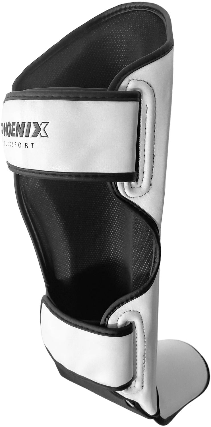PX Schienbein-Spannschutz FIGHT PRO weiß-schwarz XXL