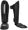 PX LEGACY Schienbeinspann Schützer, PU, schwarz XL