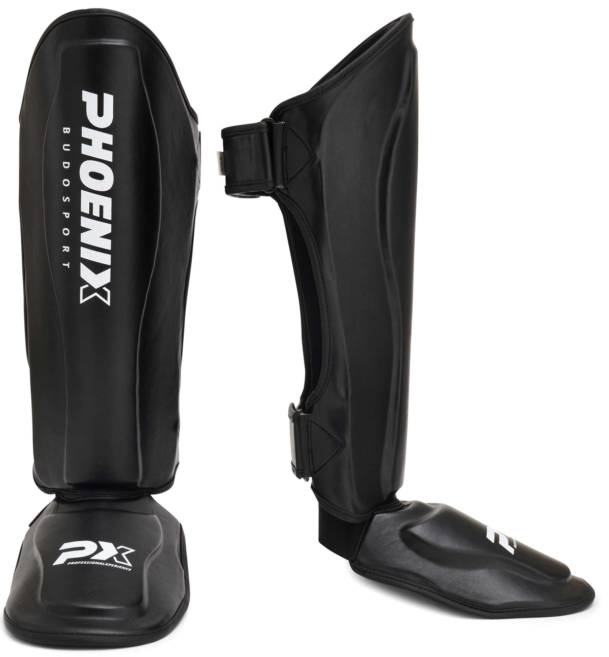 PX LEGACY Schienbeinspann Schützer, PU, schwarz XL