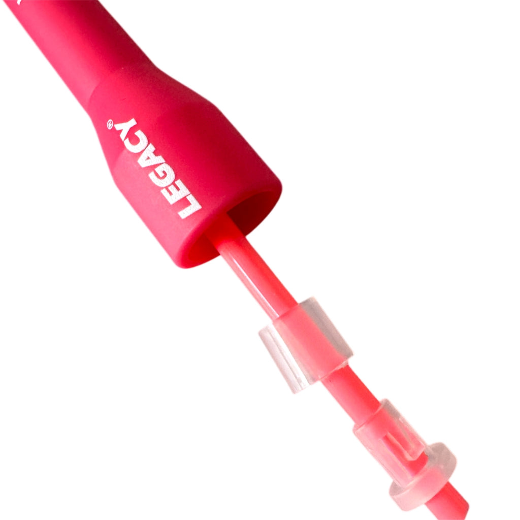 LEGACY Springseil standard mit Kunststoffgriffen, pink
