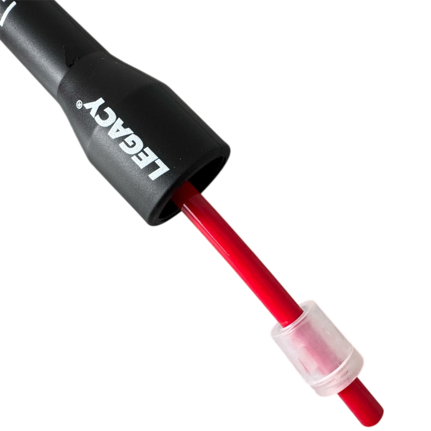 LEGACY Springseil standard mit Kunststoffgriffen, rot