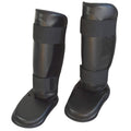 Schienbein- und Spannschutz PU schwarz Gr L