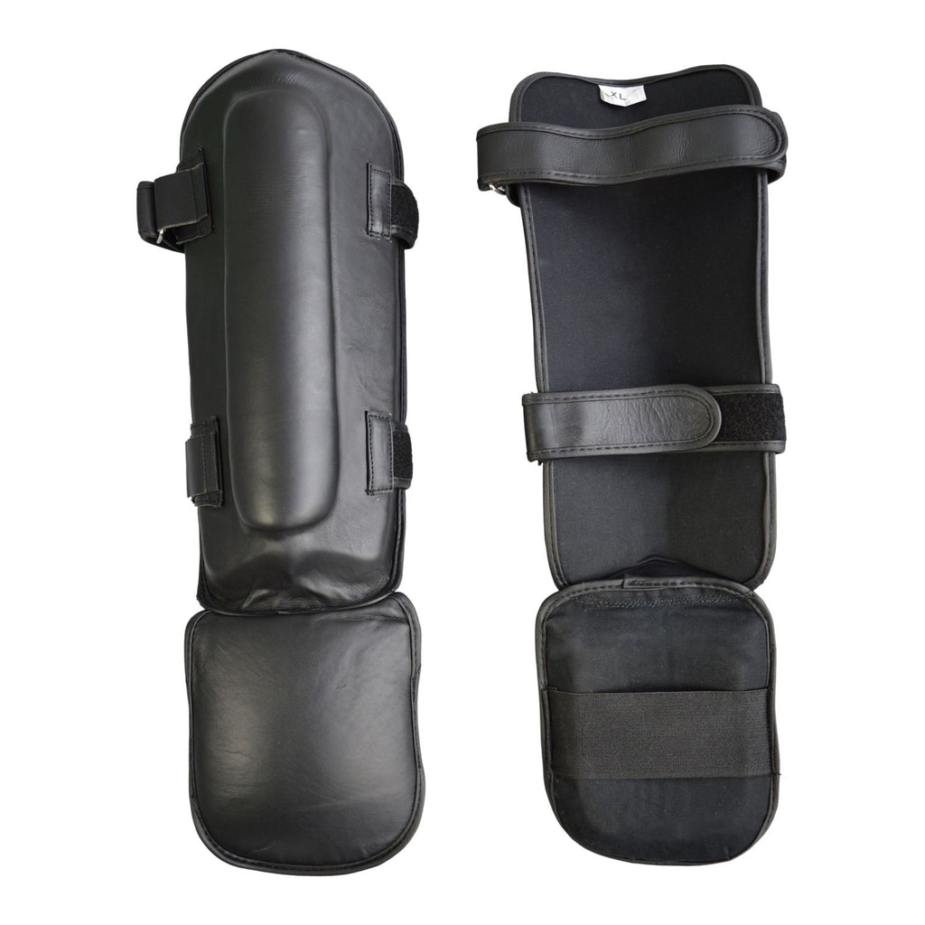 THAI TECH Schienbein-Spannschutz Leder Gr XXS