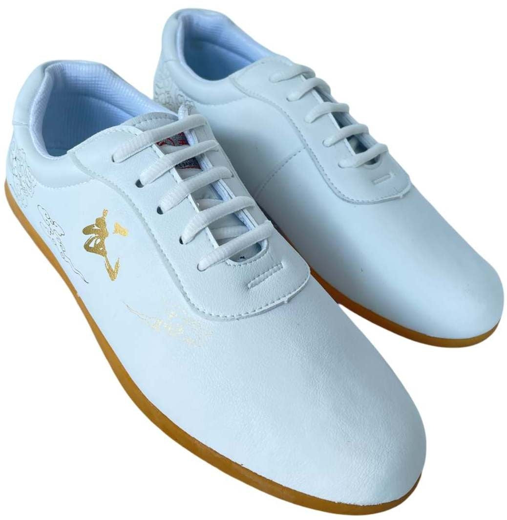 Kampfsportschuhe CHINESE, Leder, weiß 35