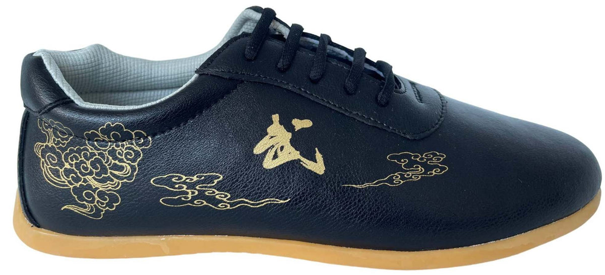 Kampfsportschuhe CHINESE, Leder, schwarz 35