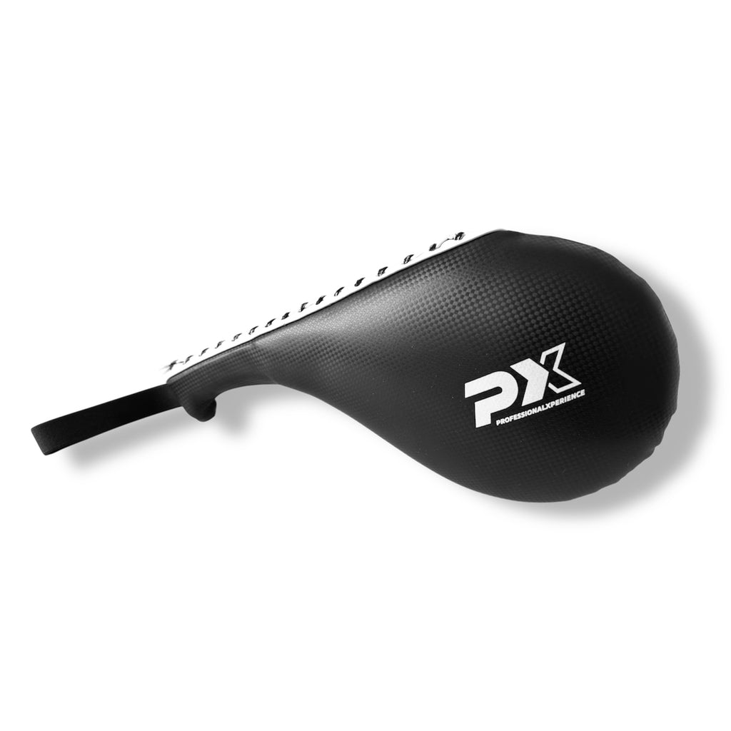 PX Taekwondo Single - Mitt Kunstleder schwarz-weiß