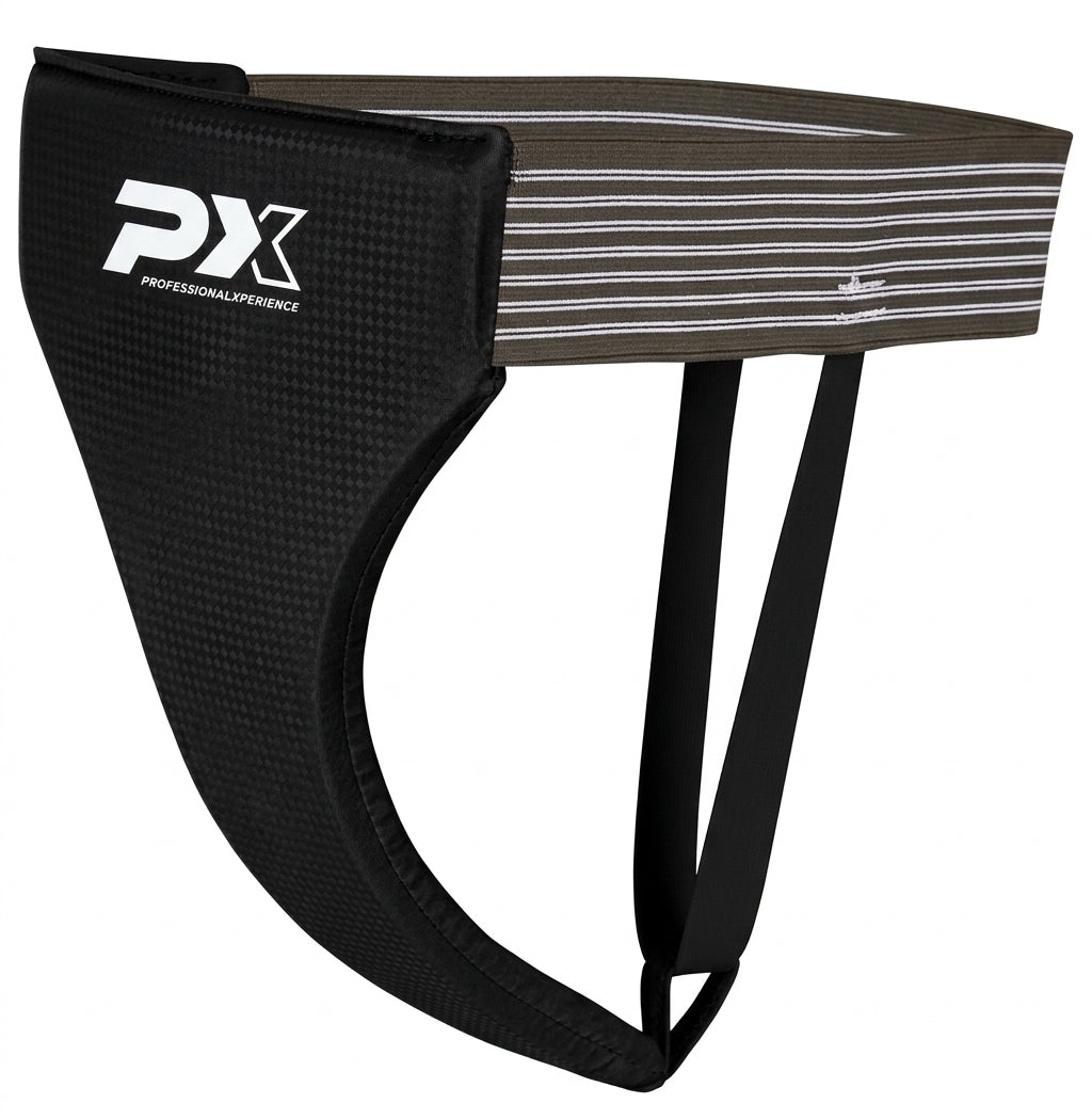 PX Damen Tiefschutz PU schwarz XXS
